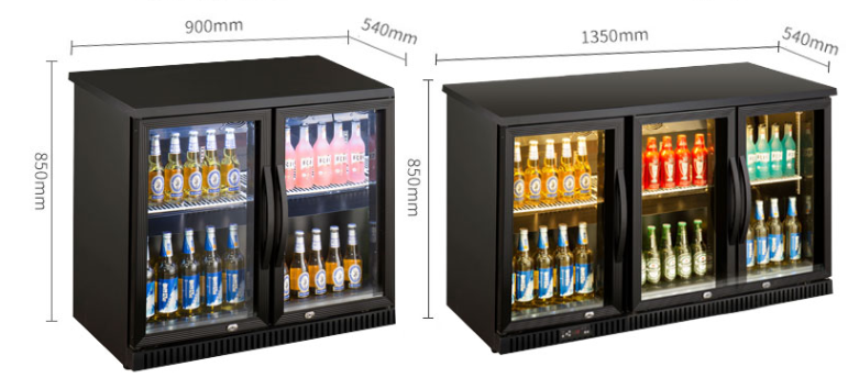 Clear bar freezer bar bar beer cabinet refrigerated display cabinet commercial freezer clear bar three-door refrigerator beverage cabinet