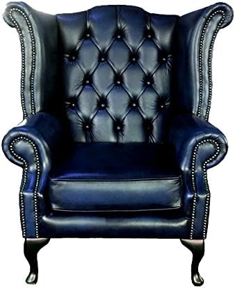 Chesterfield wingback armchairs