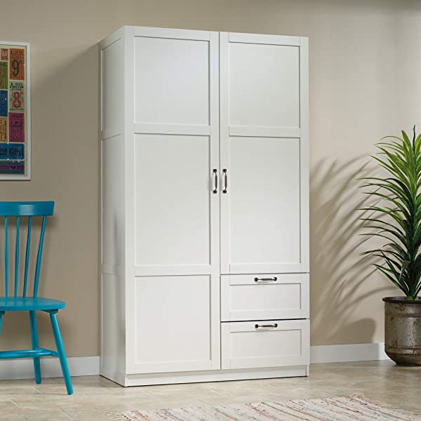 Sauder Large Storage Cabinet, Cinnamon Cherry Finish Cinnamon Cherry Cabinet