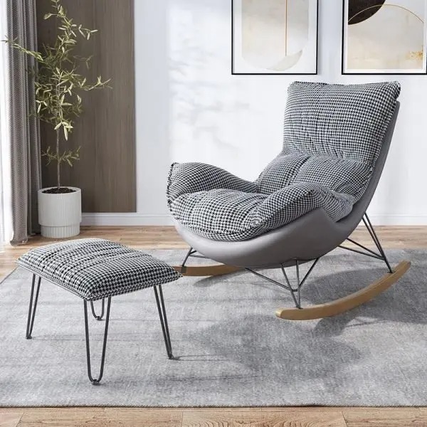 【Furniture】Rocking chair recliner sofa