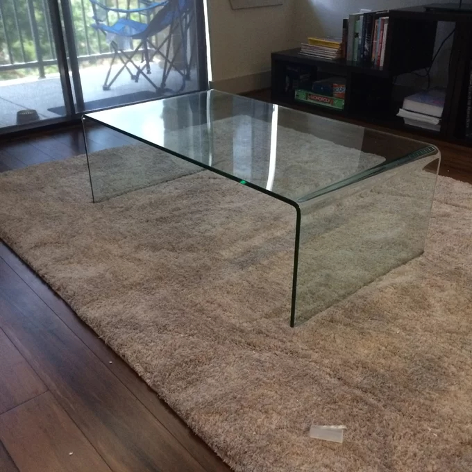 【Furniture】Aizzaddin Sled Coffee Table