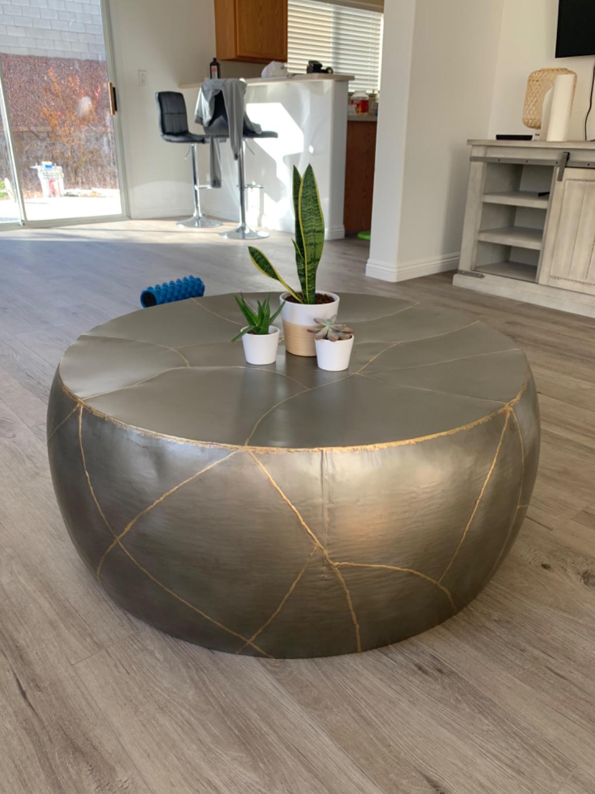 【Furniture】Home Collection Vernice Silver Coffee Table