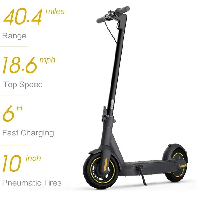 Segway Ninebot MAX Electric KickScooter-Power by 350W-1000W Motor