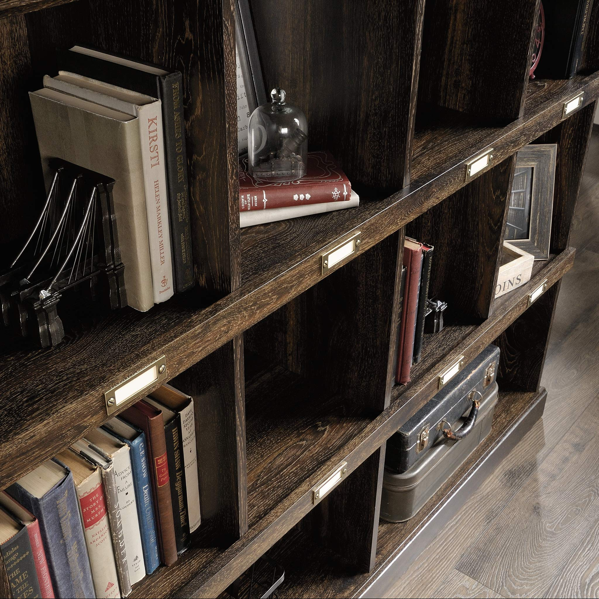 【Furniture】Sauder Barrister Lane Bookcase, Iron Oak finish