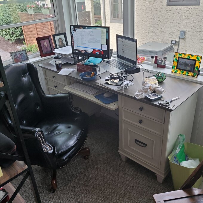 【Furniture】Sereda Configurable Rectangular Executive Desk Office Set with Hutch