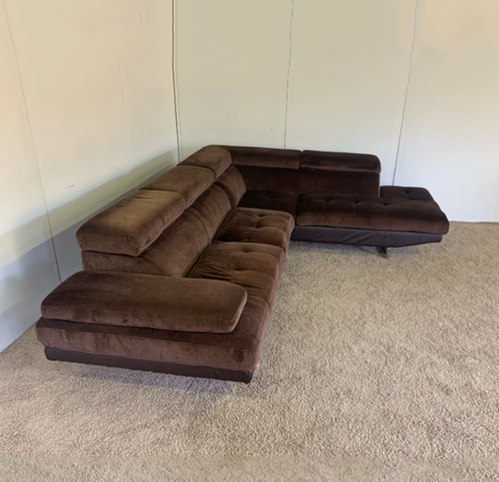 Modern Sectional – Brown