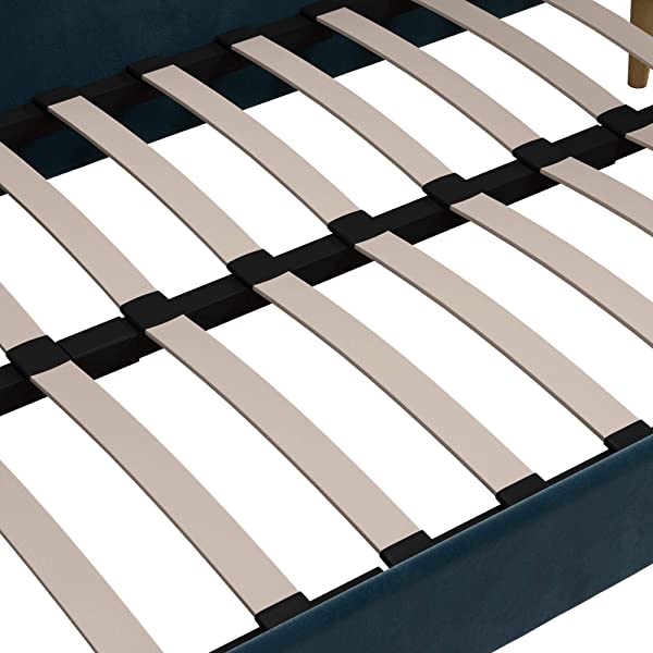 DHP Franklin Mid Century Upholstered Daybed, Sofa Bed, Twin Size Frame, Tan Linen Linen Twin Tan