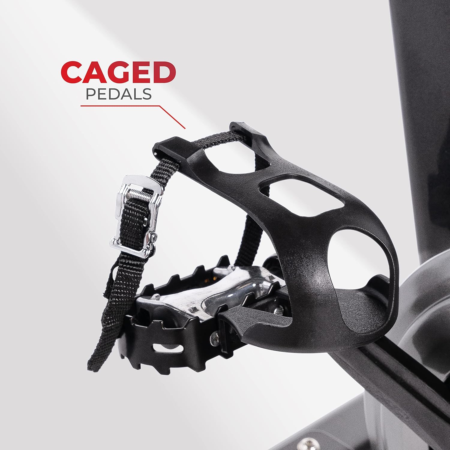 Sunny Health and Fitness Exercise Bike, Quiet Indoor Cycling Stationary Bike with Digital Monitor & Adjustable Seat, Cardio Workout Gym Equipment for Home Use, 49 LB Flywheel, SF-B1002