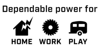 generator inverter gas powered ulralight champion 4500 watts backup outage quiet portable rv storm