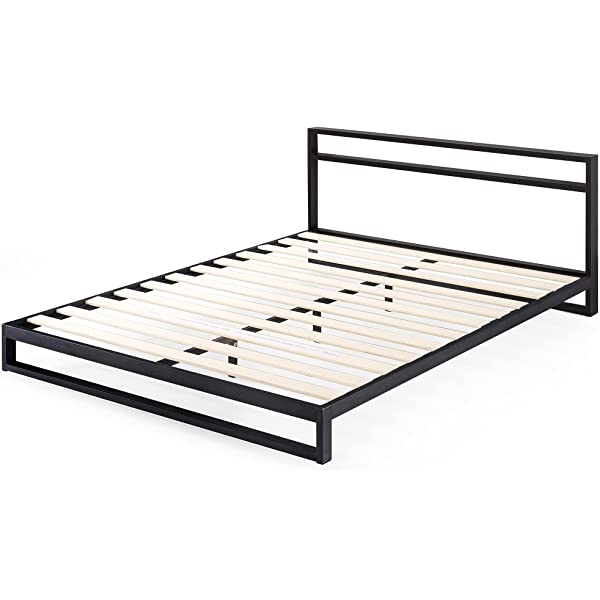 ZINUS Trisha Metal Platforma Bed Frame / Wood Slat Support / No Box Spring Needed / Easy Assembly, Full Full Standard Platform Bed Frame