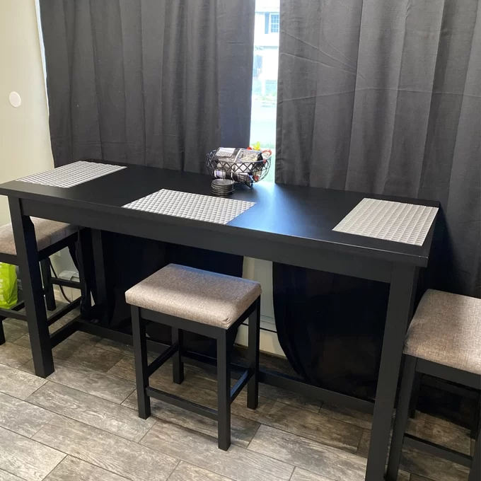 【Furniture】Haga 3 - Person Counter Height Dining Set