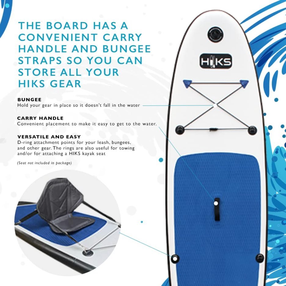 Sports&Outdoors】【BS】SUP Inflatable Stand Up Paddle Board Set Inc Paddle,